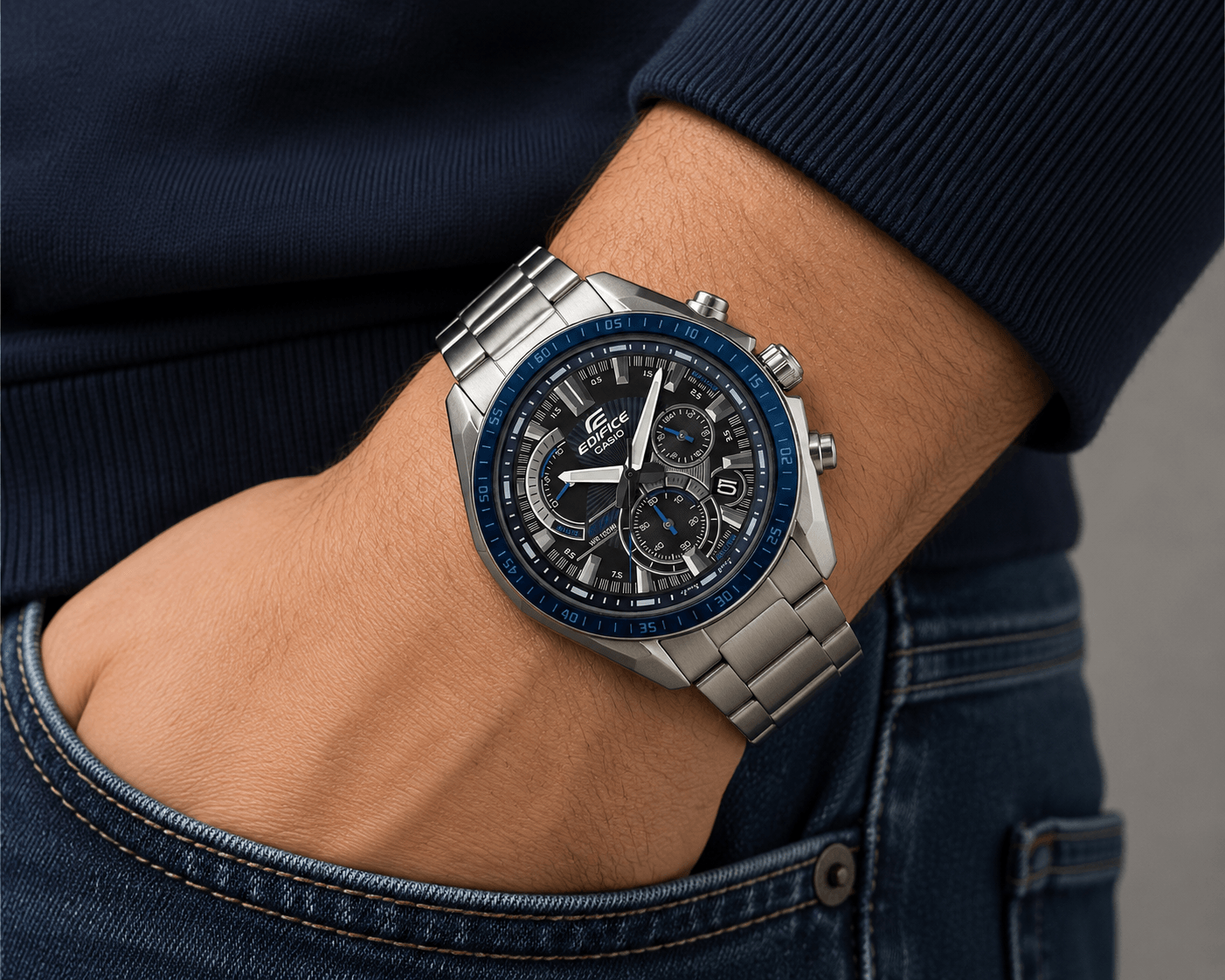 Casio ρολόι Edifice EFR-570DB-1BVUEF. — φωτογραφία 2