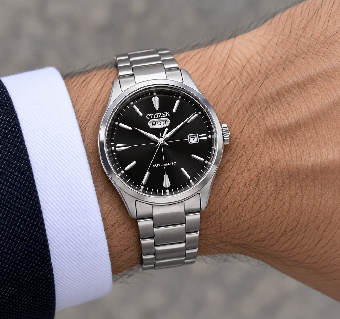 Citizen ρολόι NH8391-51E με μαύρη πλάκα. — φωτογραφία 2