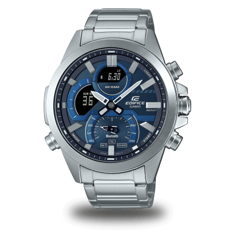 Casio Ρολόι Ecb-30D-2AEF χρονογράφος με μαύρη πλάκα. — φωτογραφία 1