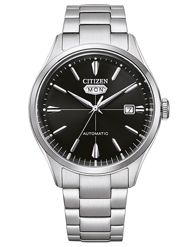 Citizen ρολόι NH8391-51E με μαύρη πλάκα. — φωτογραφία 1