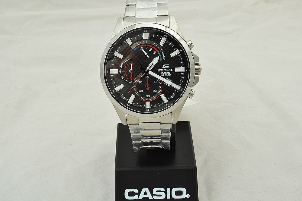 Casio Edifice Ρολόι, Χρονογράφος, Με Μπρασελέ EFV-530D-1AVUEF. — φωτογραφία 2
