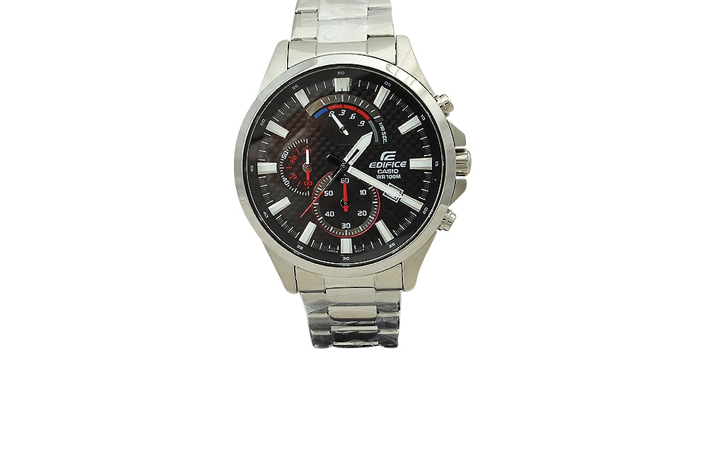 Casio Edifice Ρολόι, Χρονογράφος, Με Μπρασελέ EFV-530D-1AVUEF. — φωτογραφία 1