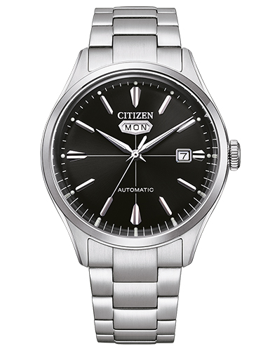 Citizen ρολόι NH8391-51E με μαύρη πλάκα.
